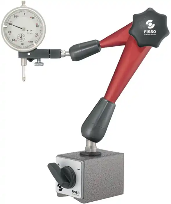 Preisreduziert Magnetmessstativ STRATO-LINE R. 330mm Gesamt-H. 444mm Haftkraft 900 N FISSO