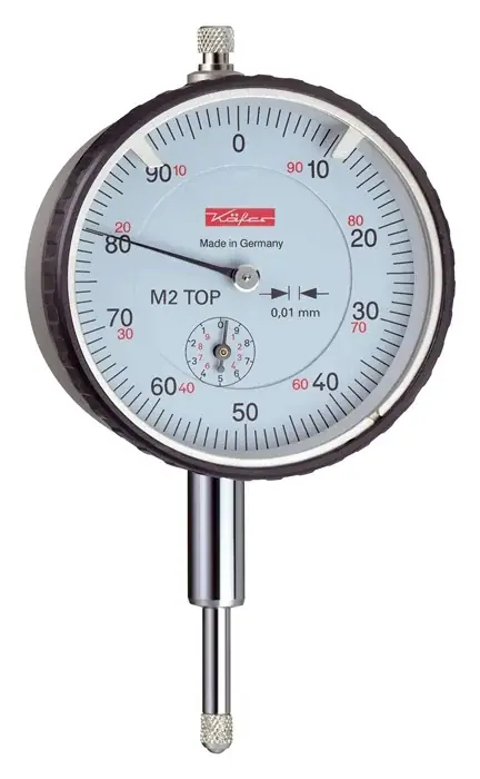 Messuhr M2 Top S 10mm Abl.0,01mm m.Stoßschutz KÄFER Neuheit