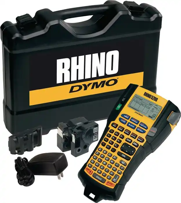 Beliebt Beschriftungsgerät Rhino 5200 Schriftband-B.6,9,12,19mm B.124mmxL.234mm DYMO