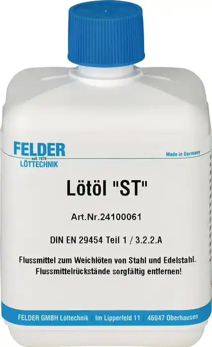 Lötöl ST 500 ml Flasche DIN/EN29454-1 FELDER Neu