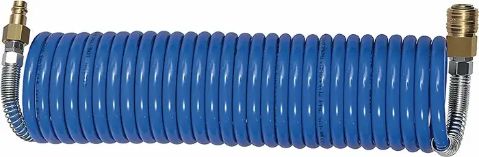 Neuheit Spiralschlauch-Kupplung-Set ID 9mm AD 12mm L.5m Kuppl.DN 7,2 Rl.RIEGLER