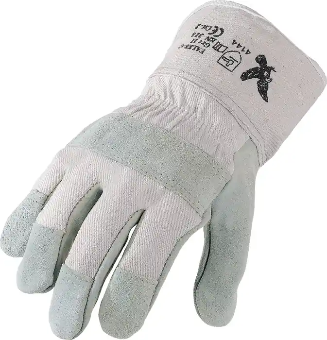 Handschuhe Falke-C Gr.11 naturfarben Rindspaltleder EN 388 PSA II ASATEX VE: 12 Paare Neue Kollektion
