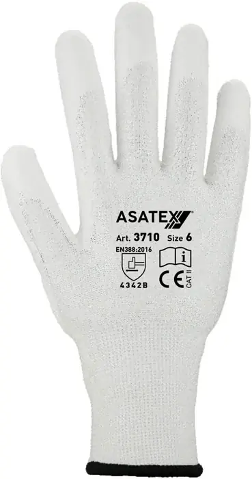 Must-Have Schnittschutzhandschuhe Gr.6 weiß EN 388 PSA II 10 PA VE: 10 Paare