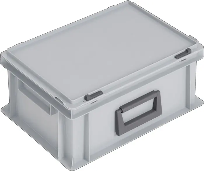 Top-Angebot Ku.-Koffer L400xB300xH183mm PP 1 Griff Schiebeverschluss grau 14l