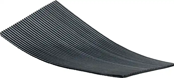 Gummifeinriefenmatte B.1m L.10m D.3mm schwarz NR/SBR o.Gewebeeinlage Rl. VE: 10 Quadratmeter Versand Am Gleichen Tag