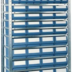 Top-Seller Steckregal H2000xB1000xT300mm Anbauregal 12 Stahlböden 32 x 1,16 x 2,16 x 3