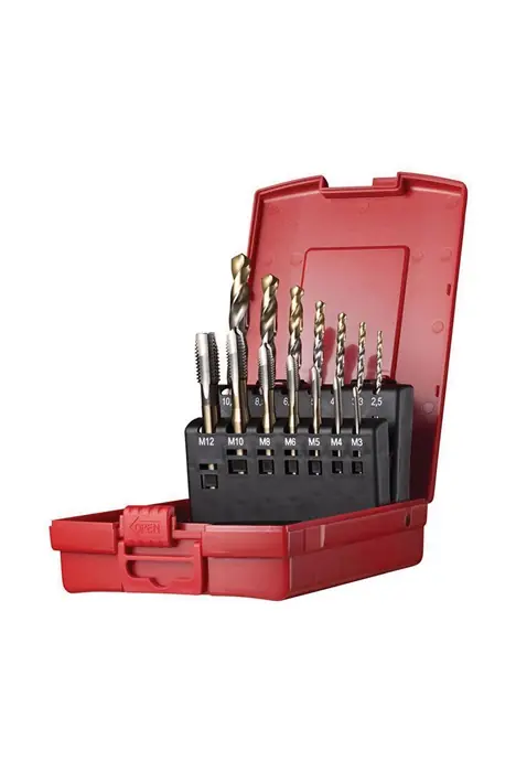 Top-Preis Maschinengewindebohrerset Nr.201 BN L113 M3-M12 14tlg.HSS-E PM Ku.-Kass.DORMER