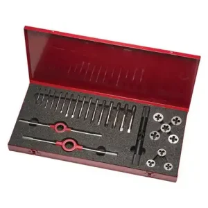 Gewindeschneidzeugsatz HS-26UNF UNF 1/4-3/4 " 25tlg.HSS Metallkass.DORMER Geprüft