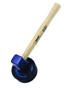 Neu SIEGER Plattenlegerhammer GS-geprüft rund eckig 1500g Pflasterhammer Gummihammer