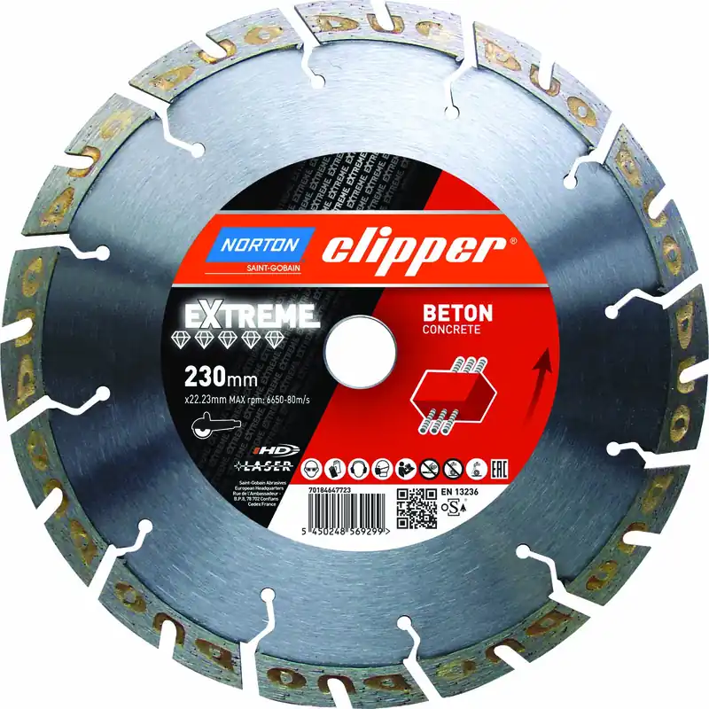 Preisknaller Norton Clipper Diamantscheibe Extreme Beton