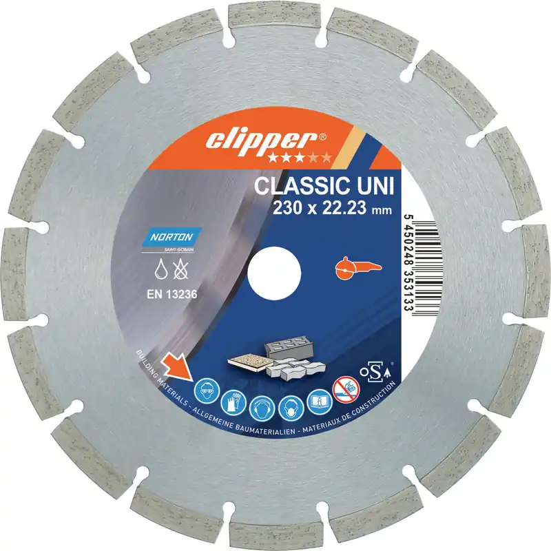 Norton Clipper Diamantscheibe Classic Universal Markenware