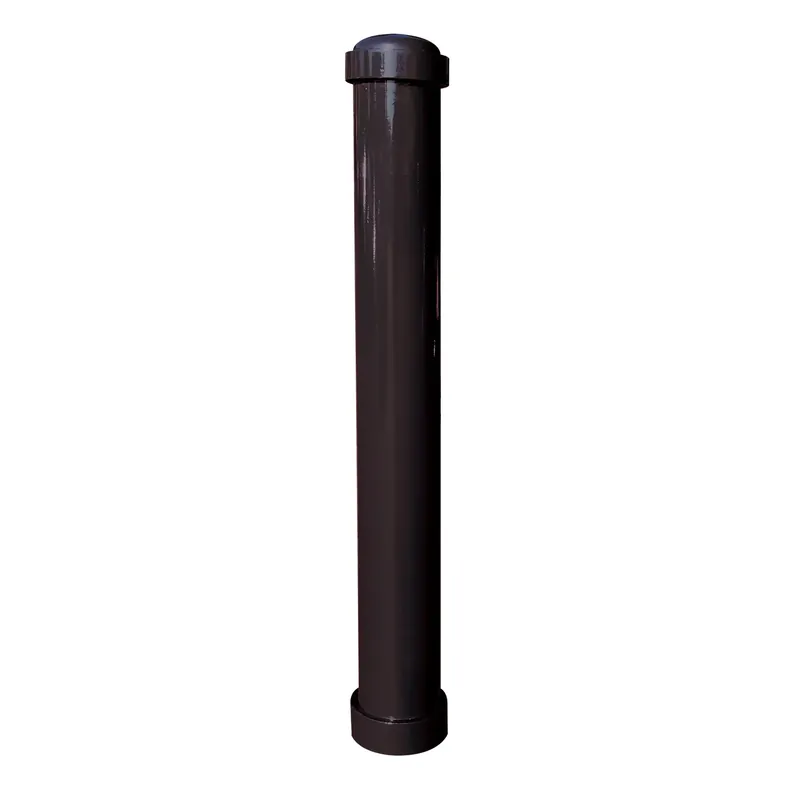 Direktkauf Stilpoller Ø 108 mm, anthrazit, 950 mm, mit Zierringen