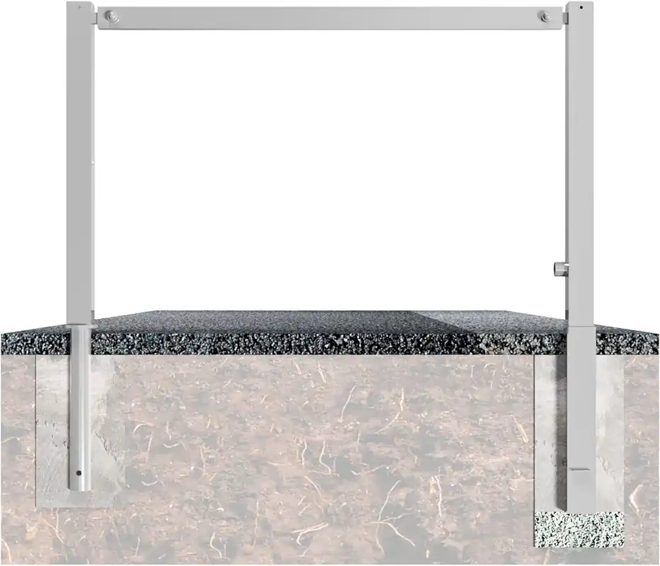 Wegesperre 70x70 mm, herausnehmbar, drehbar, fv., mit Oberholm Top-Angebot