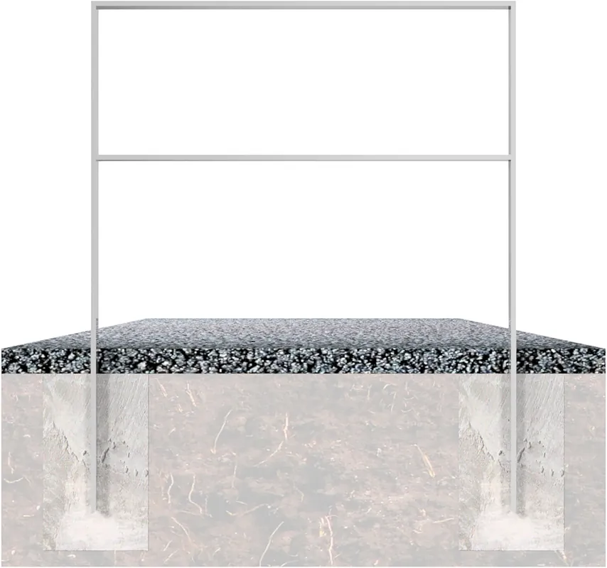 Finale Aktion Fahrradanlehnbügel 50 x 12 mm mit Querholm