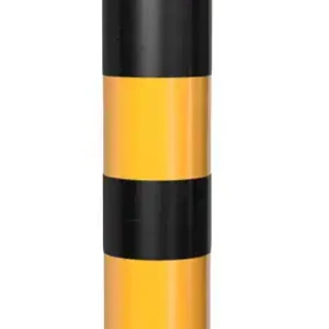 Elastischer Stahlrohrpoller Ø 152 x 3,2 mm, gelb/schwarz, Dübelbefestigung Top-Angebot