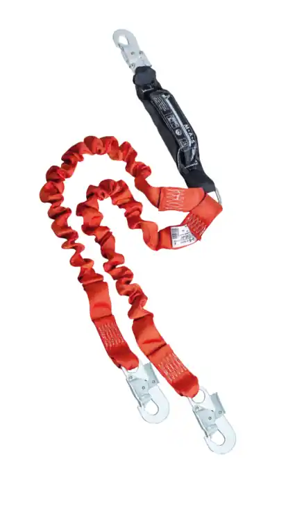 Preiswert MAS Bandfalldämpfer-Verbindungsmittel BFD FlexBelt TWIN Flexibles Gurtband 2 Meter mit versch. Haken