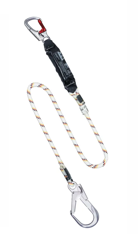 MAS Bandfalldämpfer-Verbindungsmittel BFD 6 mit Kernmantelseil 16 mm mit versch. Haken Sale