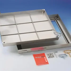 Verfüllbare Schachtabdeckung mit Zarge und Wanne geruchs- und wasserdicht für Schächte Kracherpreis