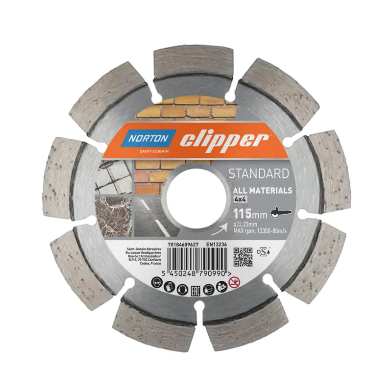 Geprüft Norton Clipper Diamantscheibe Standard 4x4