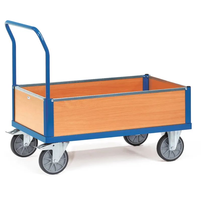 Saisonangebot fetra Kastenwagen mit 4 Wänden aus Holz Wandhöhe 250 mm