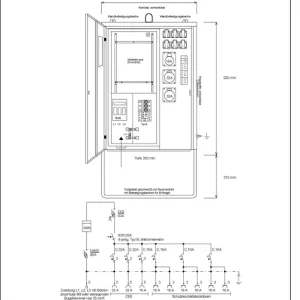 Steidele Anschlussverteilerschrank AV 63.1/12-6 Preisknaller