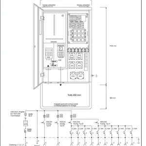 Schneller Versand Steidele Anschlussverteilerschrank AV 100.4/222-6