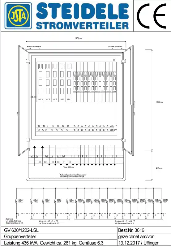 Steidele Gruppenverteiler GV 630/1222-LSL Highlight