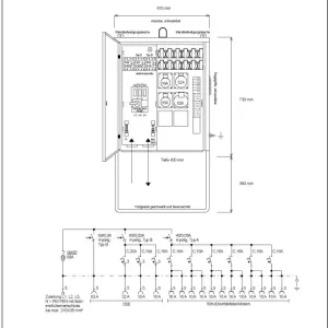 Günstig Steidele Verteilerschrank V 63.3/211-12