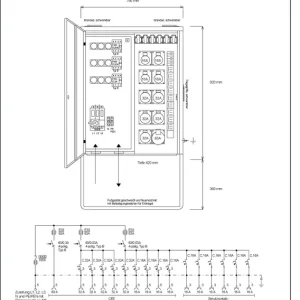 Steidele Verteilerschrank V 100.3/451-6 Rabatt
