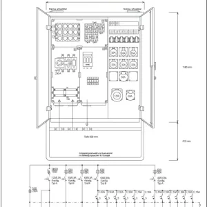 Steidele Verteilerschrank V 250.5/2421-6-K Neuheit