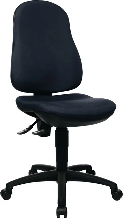 Bestpreis Bürodrehstuhl m.Permanentkontakt schwarz 420-550mm Trgf.110kg TOPSTAR