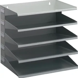 Angebot Sortierstation 5 Fächer H330xB360xT250mm Stahlbl.lichtgrau DURABLE