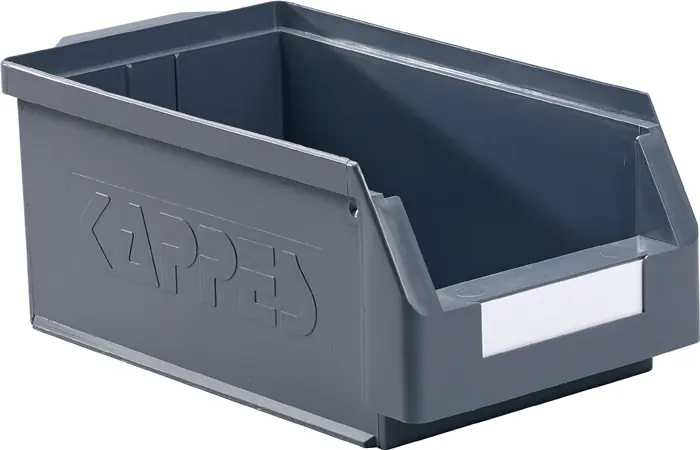 Saisonangebot Sichtlagerkasten L350xB200xH150mm PE grau RASTERPLAN