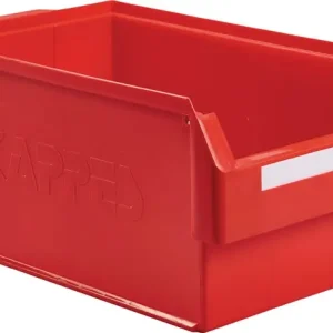 Sichtlagerkasten L500xB300xH250mm PE rot RASTERPLAN Nur Heute