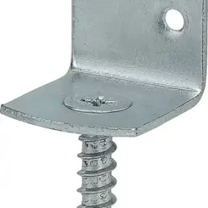 Zertifiziert Flechtzaunbeschlag 32x30x38mm blau verz.L-Form VORMANN VE: 100 Stück