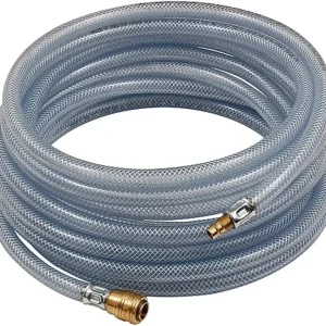 Preis Gesenkt PVC-Druckluftschlauchset ID 6mm AD 12mm L.5m Schnellverschlusskupplung DN 7,2