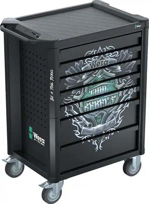 Ausverkauf Werkstattwagen 9700 Tool Rebel B785xT709xH1020mm 1000kg 7 Schubl.78-tlg.WERA