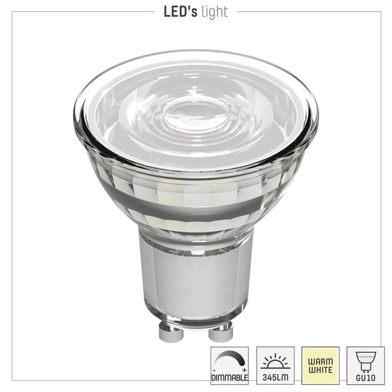 Led SMD Leuchtmittel - Spot MR16 GU10 4W 345lm 2700K Klar 36° - dimmbar Aktuell