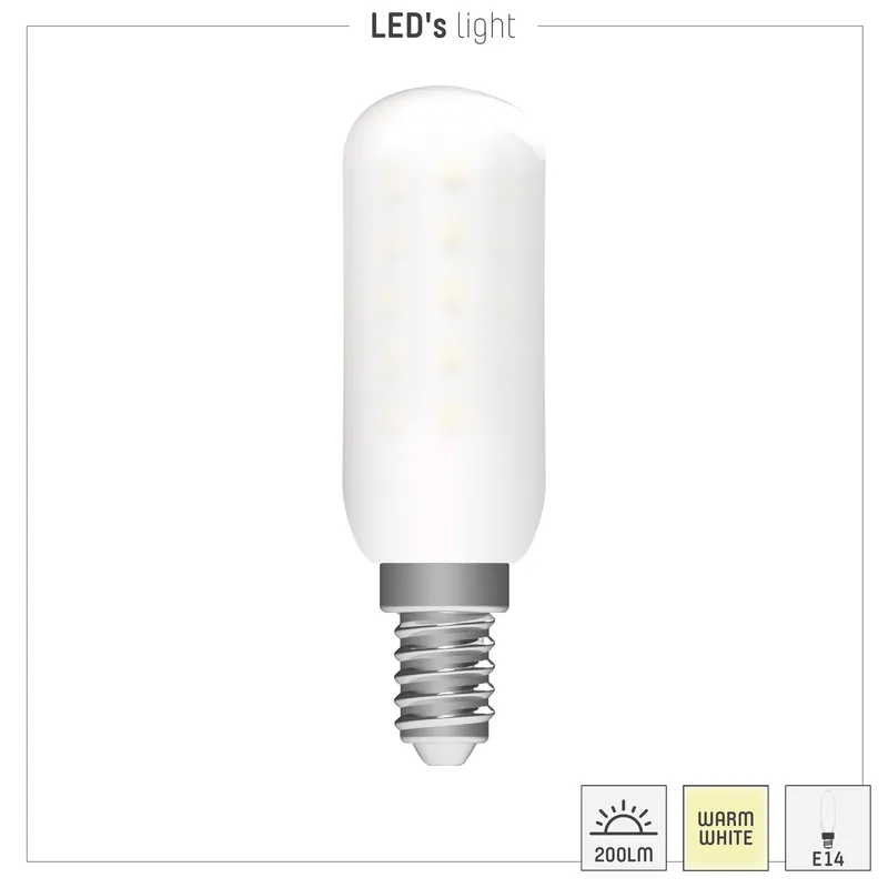Garantierte Lieferung Led SMD Leuchtmittel - Kapsel T25 E14 3W 280lm 2700K Opal 270°