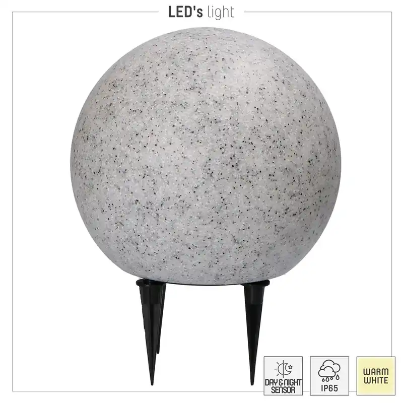 LED outdoor - boden-licht Siam - 4,5W 470lm 2700K IP65 - Sensor - Grau Super-Preis