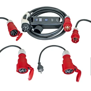 Kracherpreis Schwabe Adapter-Set "Wunschlos glücklich" Ladegerät Mode 2 + Adapterleitung E2, E4, E6 + Schutztasche für Adapterleitungen