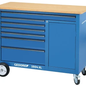 Neuheit GEDORE 1504 XL Rollwerkbank extra breit mit 7 Schubladen