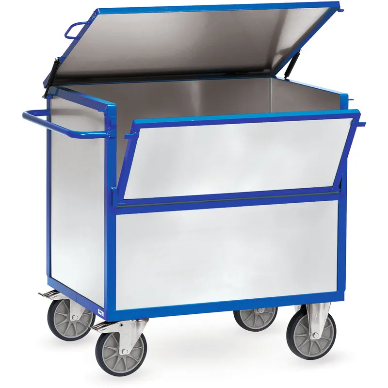 fetra Kastenwagen wahlweise mit oder ohne Deckel 600 kg Tragkraft Mega-Angebot