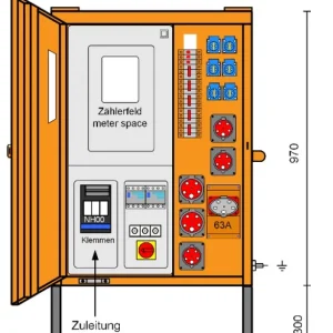 Expressversand Merz Anschlussverteilerschrank M-AVEV 63/321-6/V2/X - 44 kVA