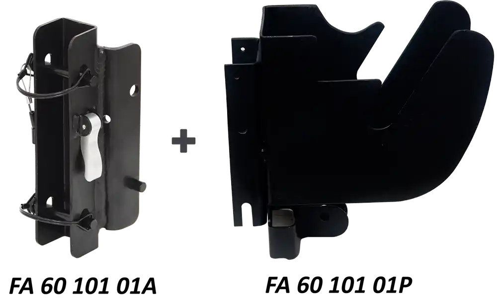 Kratos Safety Universal Adapterplatten-Set zum Einbau des Höhensicherungsgerätes mit integrierter Rettungsfunktion auf Dreibein mit Umlenkroll Sichere Zahlung