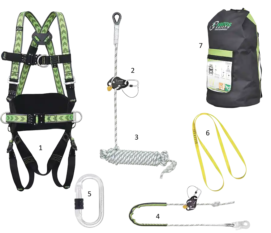 Kratos Safety 8011000 Komfort Mast-Set Expressversand