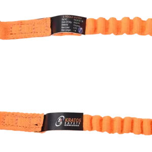 Kratos Safety 9000106 Stretch Verbindungsmittel mit integrierten Karabinern für Werkzeug Aktuell