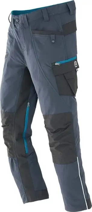 Rabatt Arbeitshose Terrax Workwear Gr.48 anthrazit/petrol TERRAX