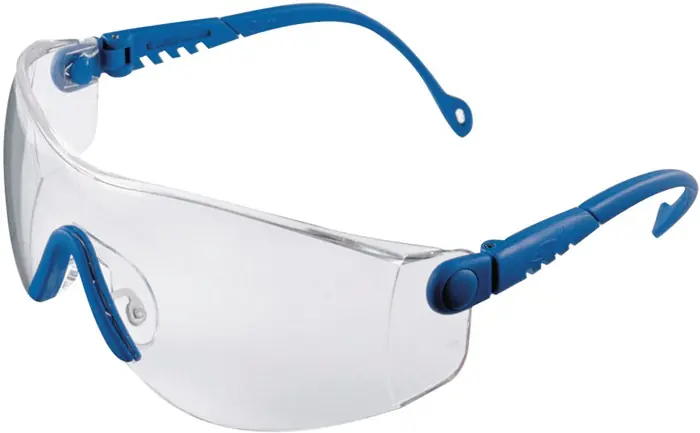 Nur Heute Schutzbrille Op-Tema EN 166-1FT Bügel blau,Scheibe klar PC HONEYWELL
