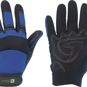 Kunstlederhandschuhe Master Gr.11 schwarz/blau Kunstleder Mega-Angebot